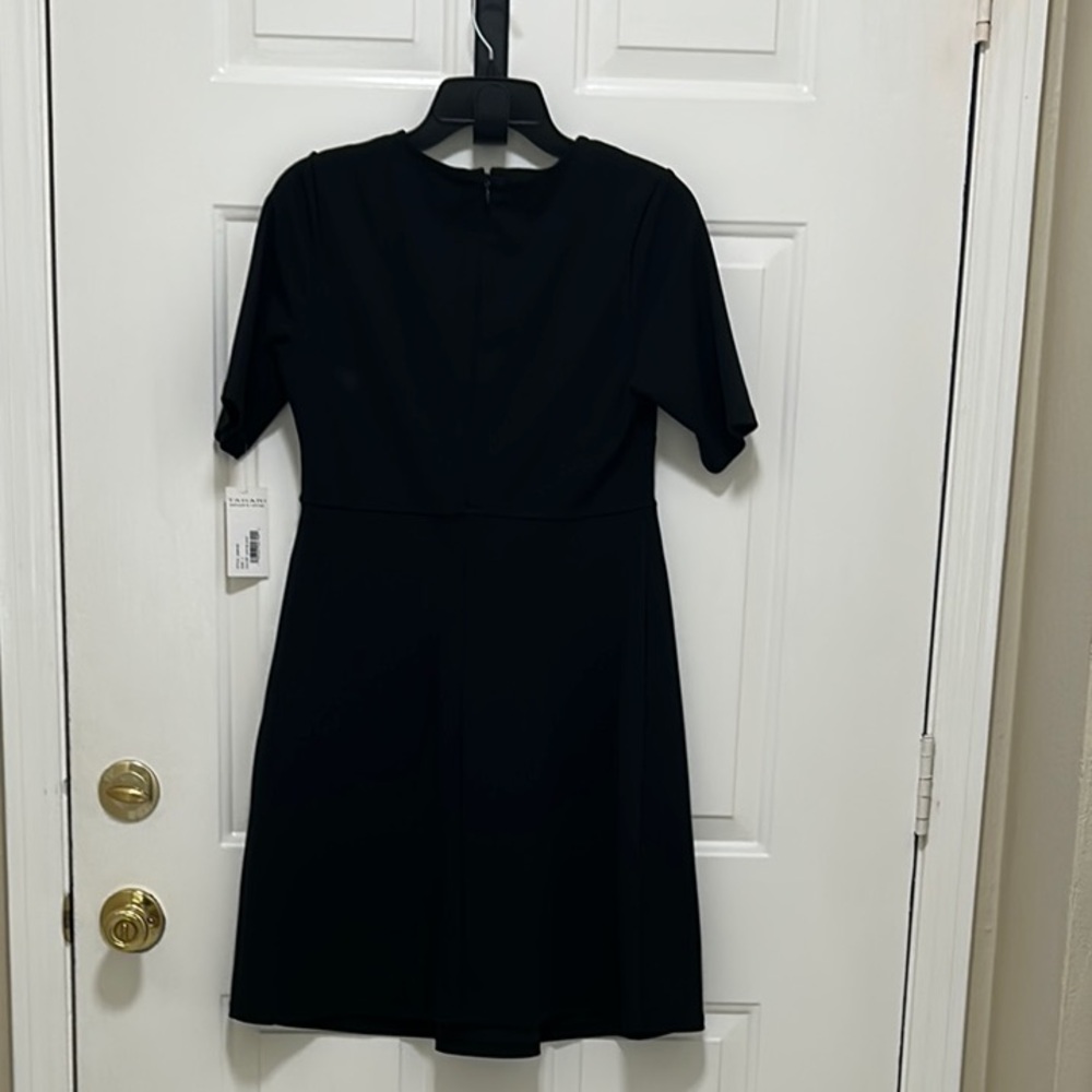 Tahari Black Midi Dress
